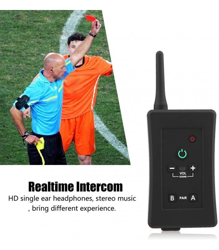 Intercomunicador Bluetooth para árbitros de fútbol profesionales